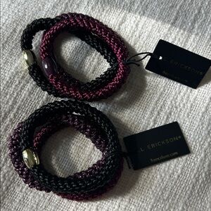 Set of 6 L. Erickson Hair Ties